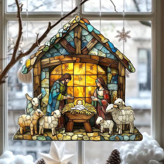 Nativity Scene Suncatcher