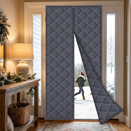 Magnetic Thermal Winter Block Door Insulation Curtain