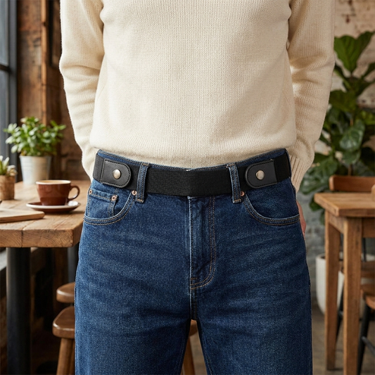 Adjustable Elastic Invisible No Buckle Belt