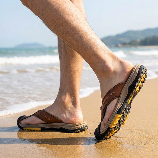 Water Resistant & Lightweight Toe Flip Flops for Men