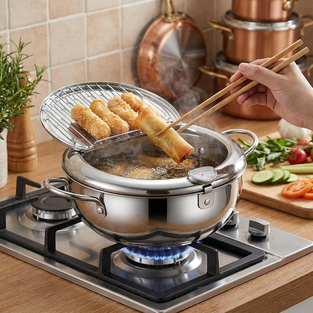 Japanese Deep Frying Pot