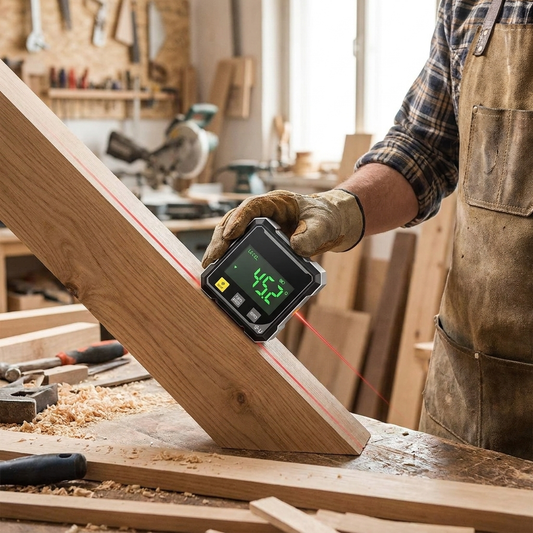 Digital Angle Gauge with Laser