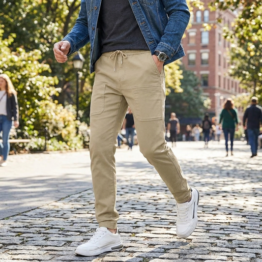 Men's High Stretch Cargo Pants with Pockets