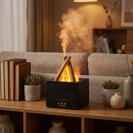 Realistic Flame Aroma Diffuser and Humidifier